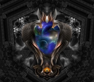 Seeing Past Oblivion TOLOB Fractal Art Composition